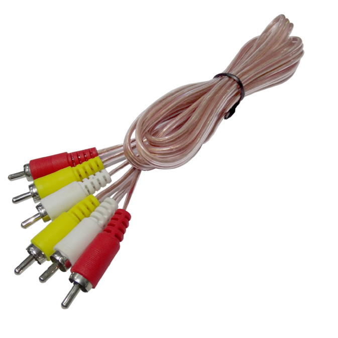 [DMX4X1-1]  Audio & Video Cable 3+3 (1.5 Metar)