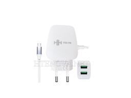 [C1C3M1HH-39]Micro Charger with 2 Extra USB Ports HH Bold Rapid 3
