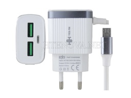 [C1C3M1HH-47] Micro Charger With Two Extra USB Ports ULTRA  RAPiD3
