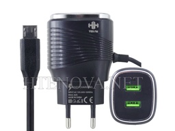 [C1C3M1HH-49] Micro Charger with 2 Extra USB Ports HH-86