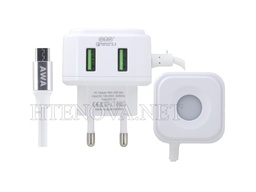 [C1C3M1AWA-7] Micro Charger With 2 Extra USB Ports AWA Multi Function(3.4A)