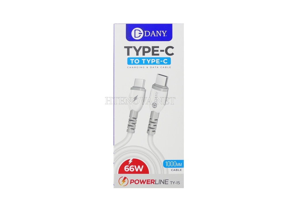 [DCT3TD-1] Type C To Type C Data Charging Cable Dany TY-15