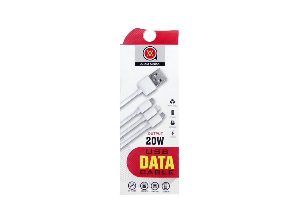 [DCU4T9-5] Multi 3 in 1 Data Cable