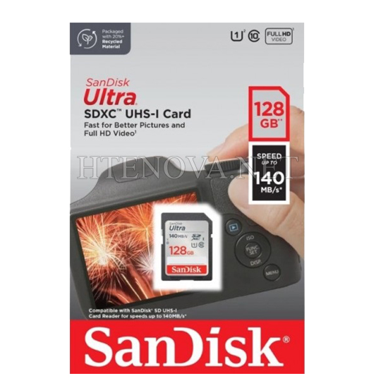 [MMSD128G1-3] 128GB Memory Card SanDisk with Packing