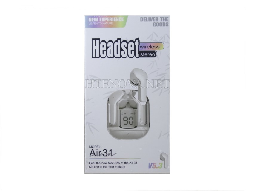 [HFB7LM8-88] Bluetooth Airpods AiR31