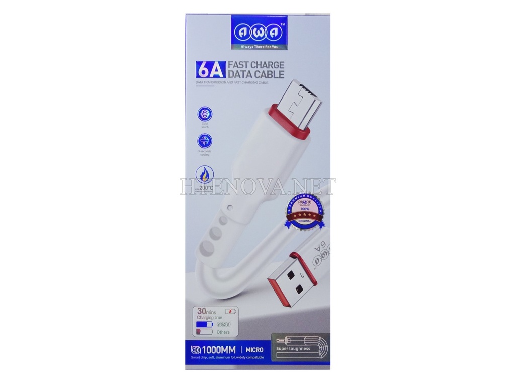 [DCM3SAWA-7] Micro Data Charging Cable AWA (6A)