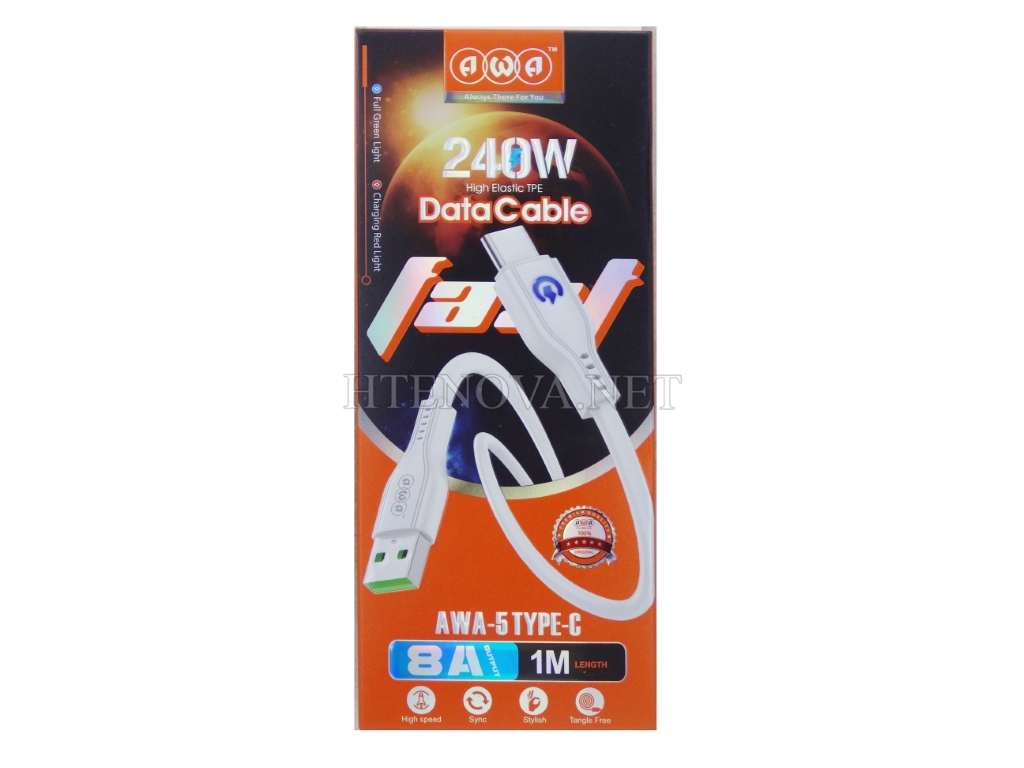 [DCT3SAWA-5] Type-C Data Charging Cable AWA-5 240W