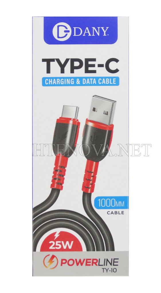 [DCT3SD-2] Type-C Data Charging Cable DANY TY-10