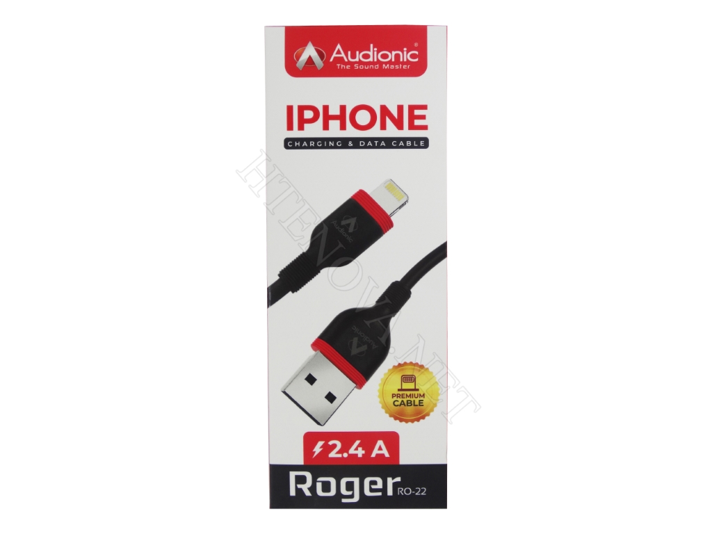[DCL3SAD-1] iPhone Data Charging Cable Audionic Roger RO-22
