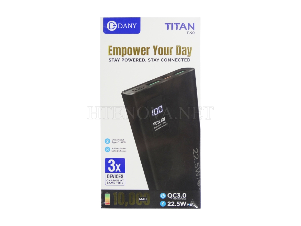 [PB10D-7] 10000 mAh Power Bank Dany T-90