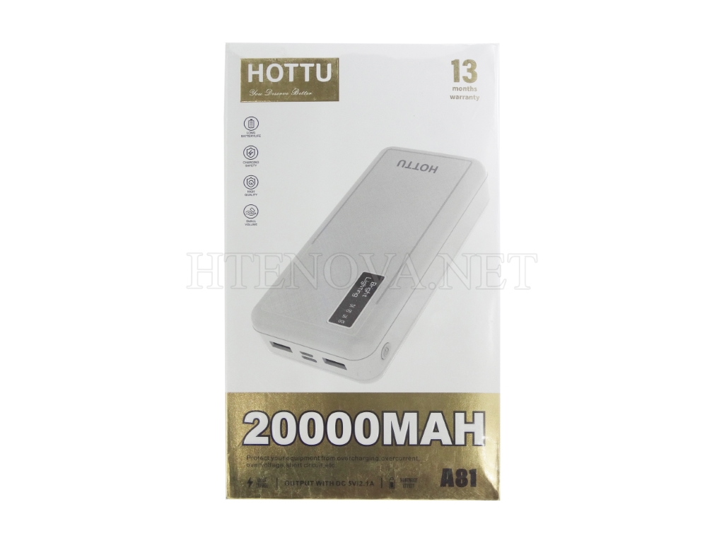 [PB20HTU-8] Power Bank HOTTU A81 20000MAH