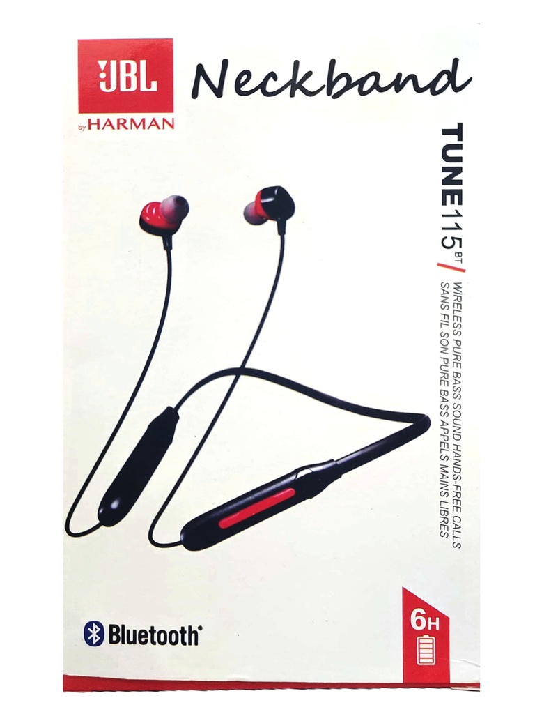 [HFB3LM5-42] Bluetooth Neck Band JBL TUNE 115