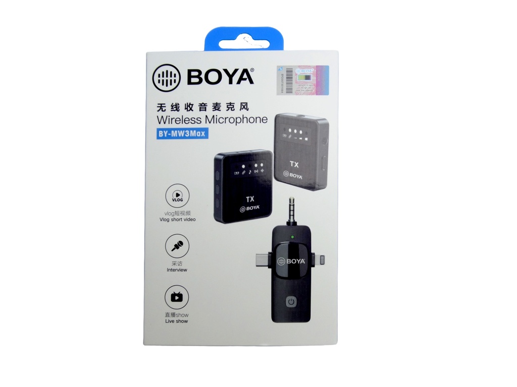 [CPU MiC-53] Wireless Microphone BOYA BY-MW3MAX
