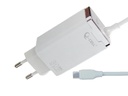 [C1C1T2LM-5] GAN Home Charger With Type-C Cable J-CELL (30W) J-202  