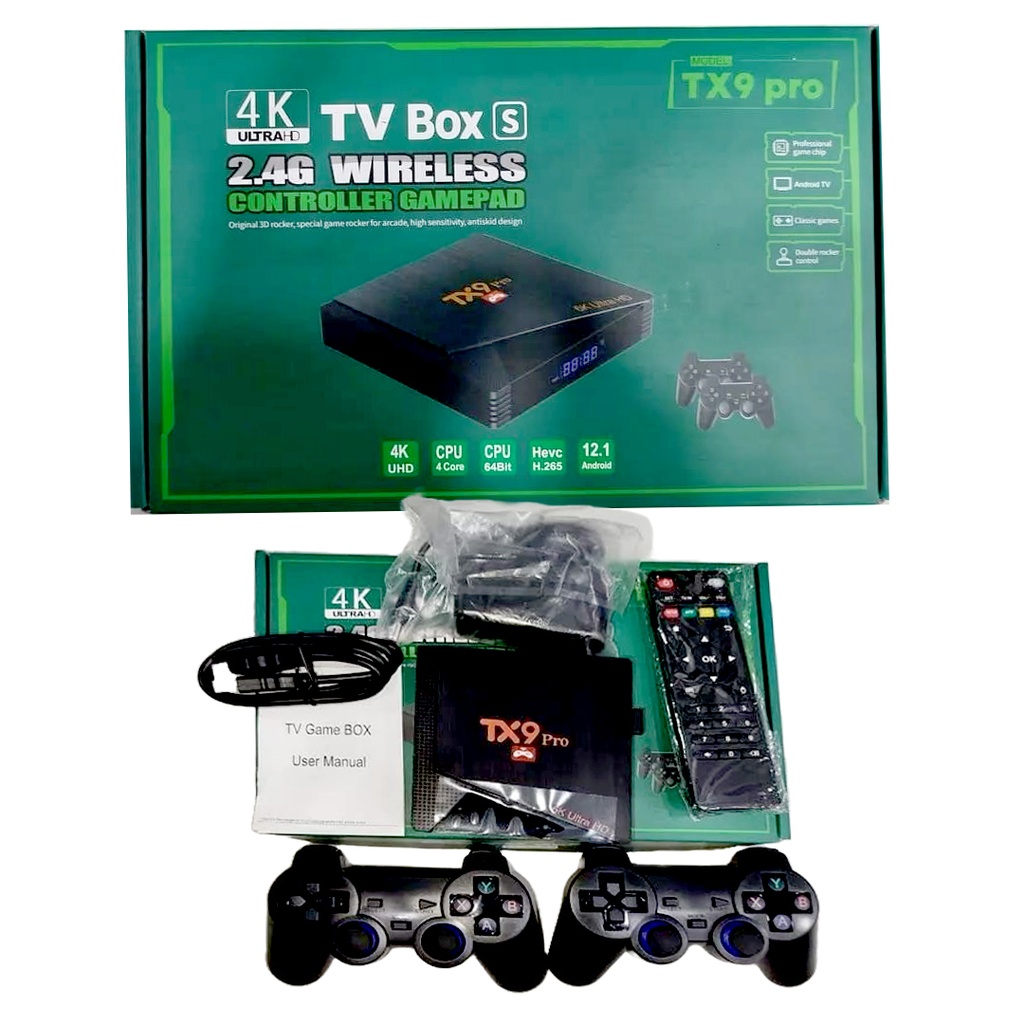 [AB8G128GLM-16] Android Smart TV Box Wireless Controller Gamepad TX9 PRO  