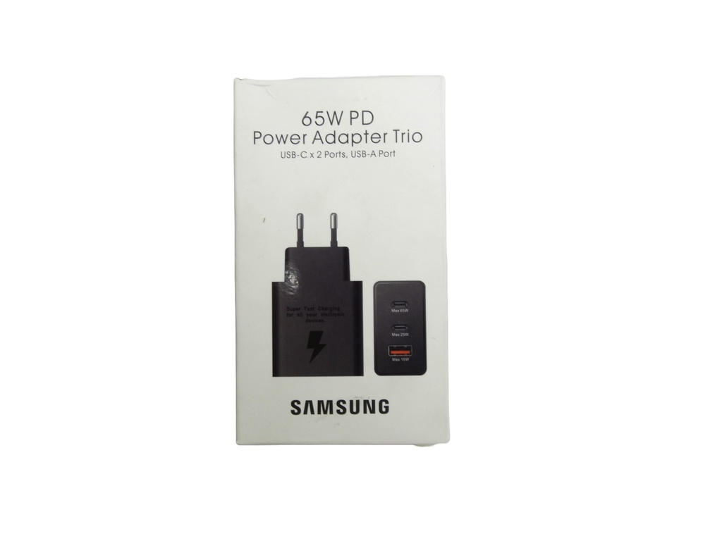[C1A3T.S2LM-3] USB-C x 2 PORTS USB-A PORT 65W POWER ADAPTER TRIO