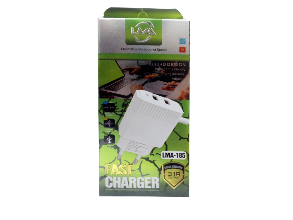 [C1C3M1LMA-5] MICRO CHARGER WITH 2 EXTRA PORTS LMA-185