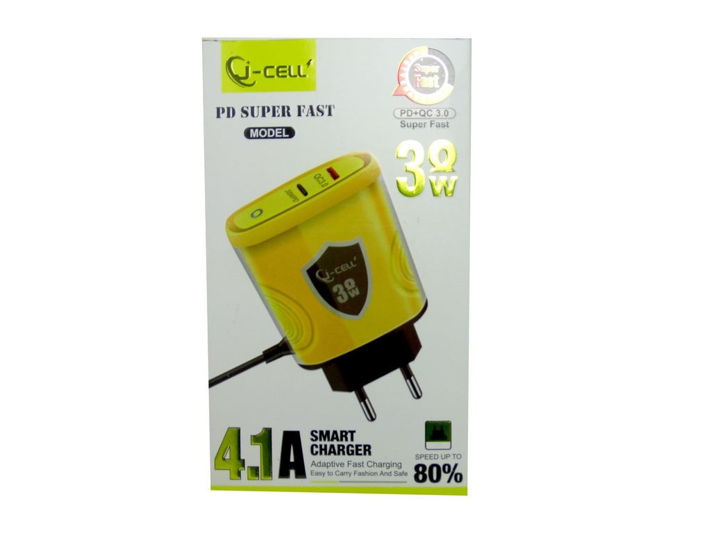 [C1C3M1.S2LM-2] MICRO SUPER FAST CHARGER PD & USB PORT J-Cell 