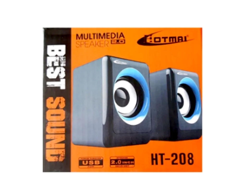 [MDS21LM3A-50] Multimedia USB Computer Speaker Hotmai HT-208