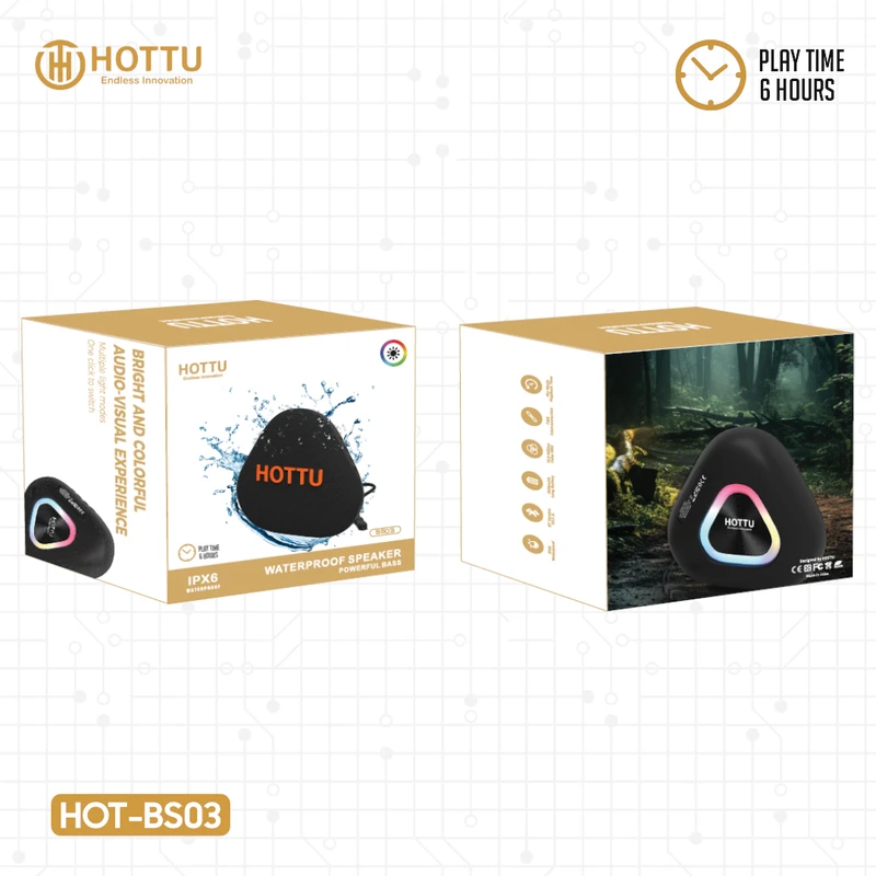 [MD2HTU4A-1] BLUETOOTH SPEAKER WATERPROOF BS03 Hottu