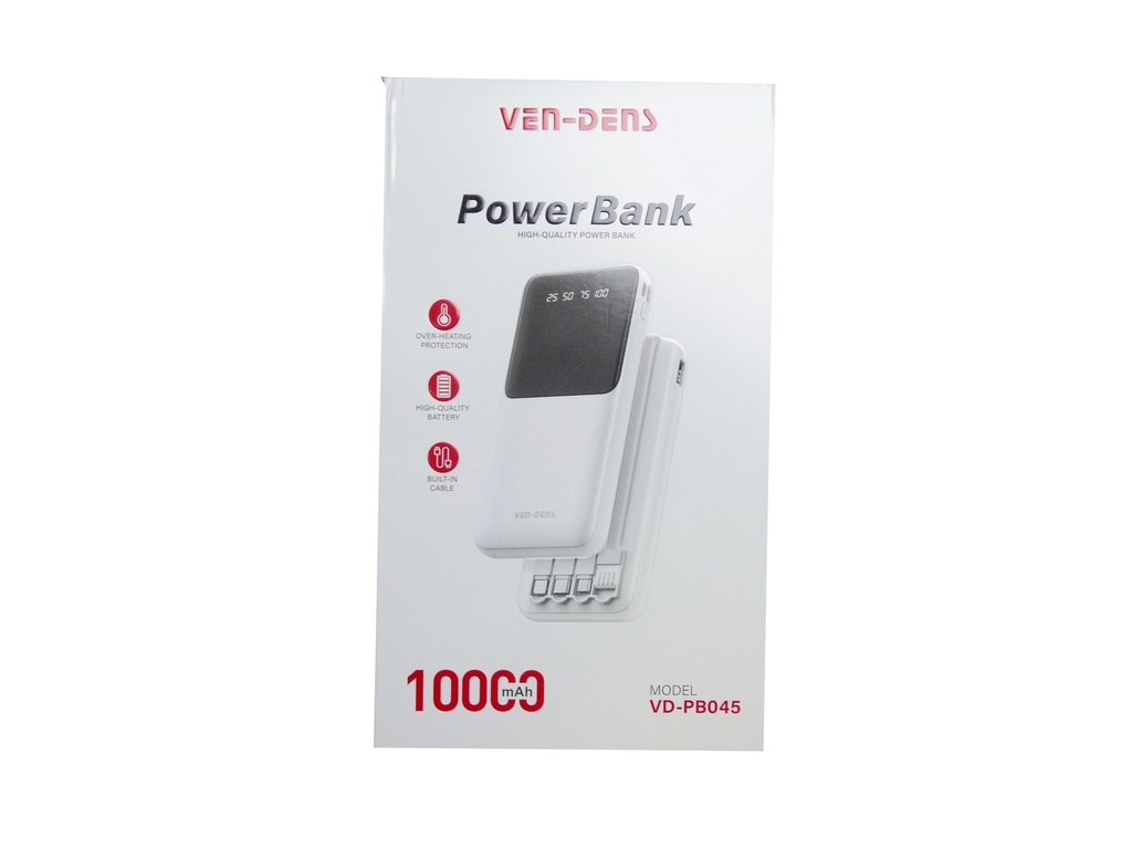 [PB10LM-96] POWER BANK 10000MAH VEN-DENS VD-PB045