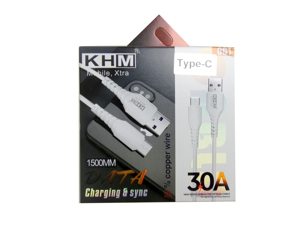 [DCT3SKHM-6] TYPE-C DATA CHARGING CABLE 001 KHM 30A
