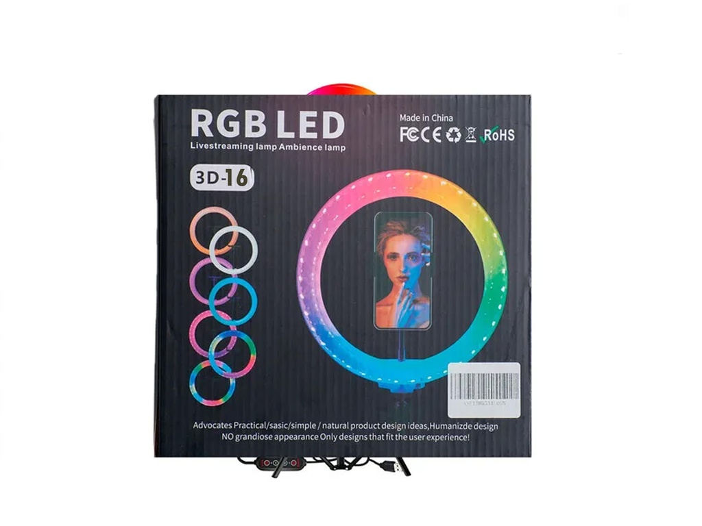 [SL7iN-2] RGB LED RING LIGHT 3D-16