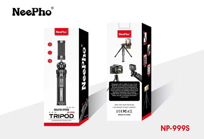 [TRiPOD1F-7] SELFIE STICK TRIPOD NEEPHO NP-999S