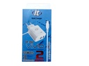 [C1C3T2LM-7] TYPE-C CHARGER WITH 2 USB PORTS  iT-351
