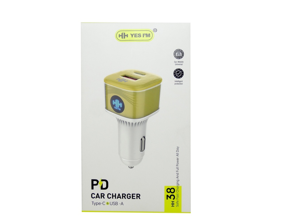 [C2A2T.S2HH-1] PD CAR CHARGER WITH USB PORT HH-38