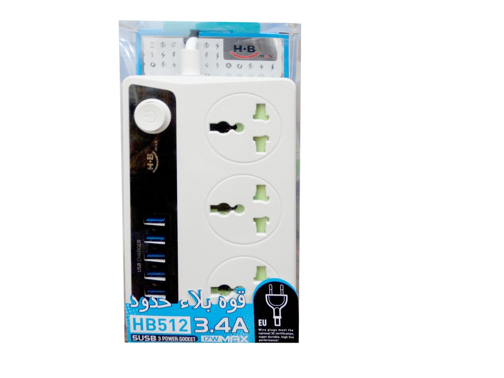 [C1D2S1LM-11] POWER SOCKET 3 SUSB HB512