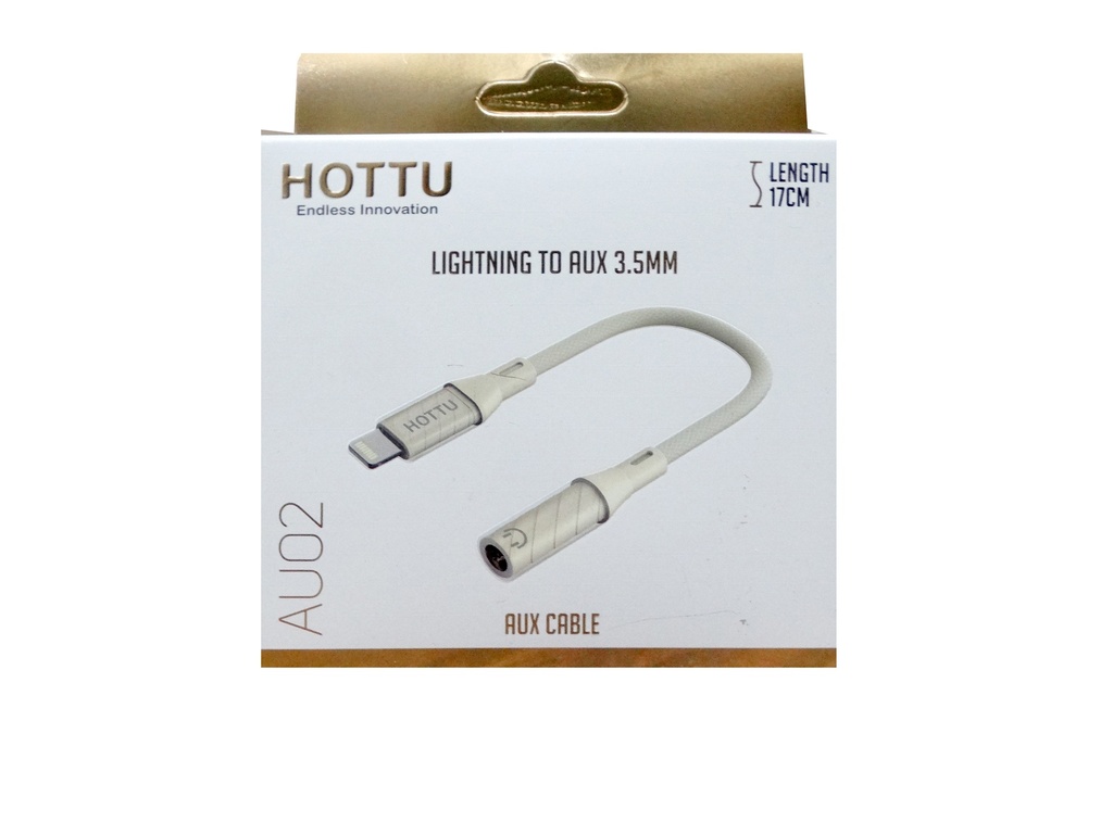[HF CONECTRHTU-2] Iphone To Aux Conector Hottu AU02 