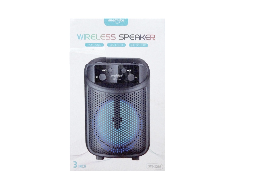 [MD2LM4B-93] Bluetooth MP3 Speaker 3" GTS-2288