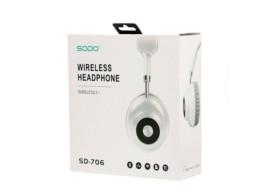 [HFB8LM9-115] WIRELESS HEADPHONE SODO SD-706