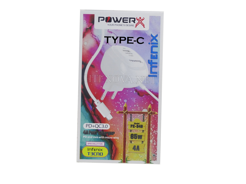 [C1C3T2.S2LM-1] Type-C CHARGER POWERX PX-349