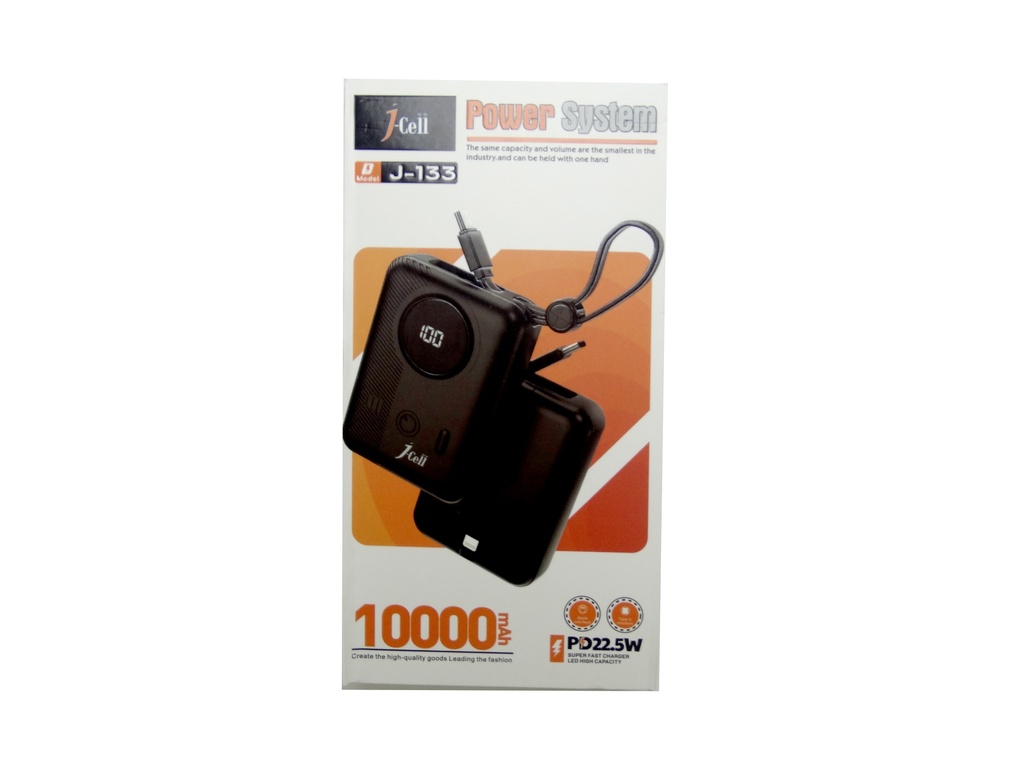 [PB10LM-99] POWER BANK 10000mAh J-CELL J-133
