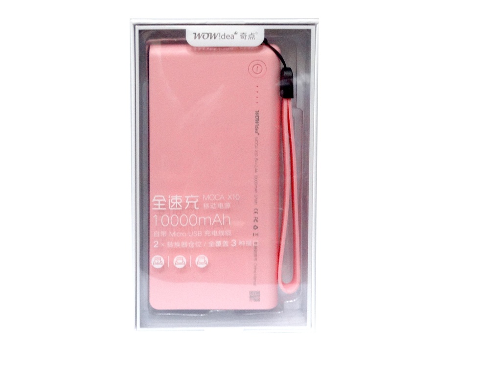 [PB10LM-100] POWER BANK 10000mAh MOCA WOWIDEA