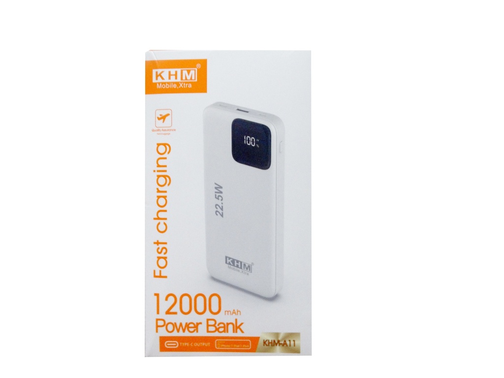 [PB12KHM-1] POWER BANK 12000mAh KHM A11