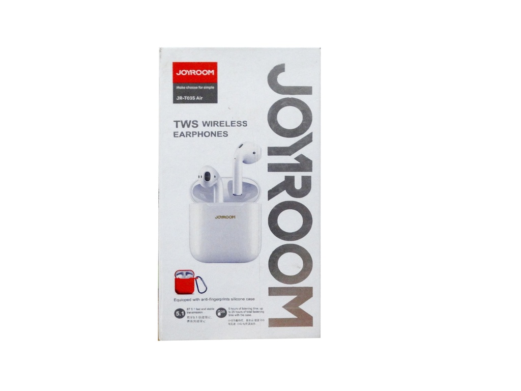 [HFB7JR8-11] AIRPOD JOYROOM WITH POUCH JR-T03S AIR