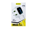 [C1C3T2HH-9] TYPE-C CHARGER WITH 2 USB PORTS HH MAX 5A