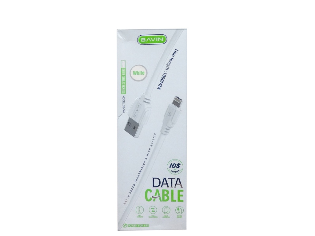 [DCL3S1-35] IPHONE DATA CHARGING CABLE Bavin CB-164