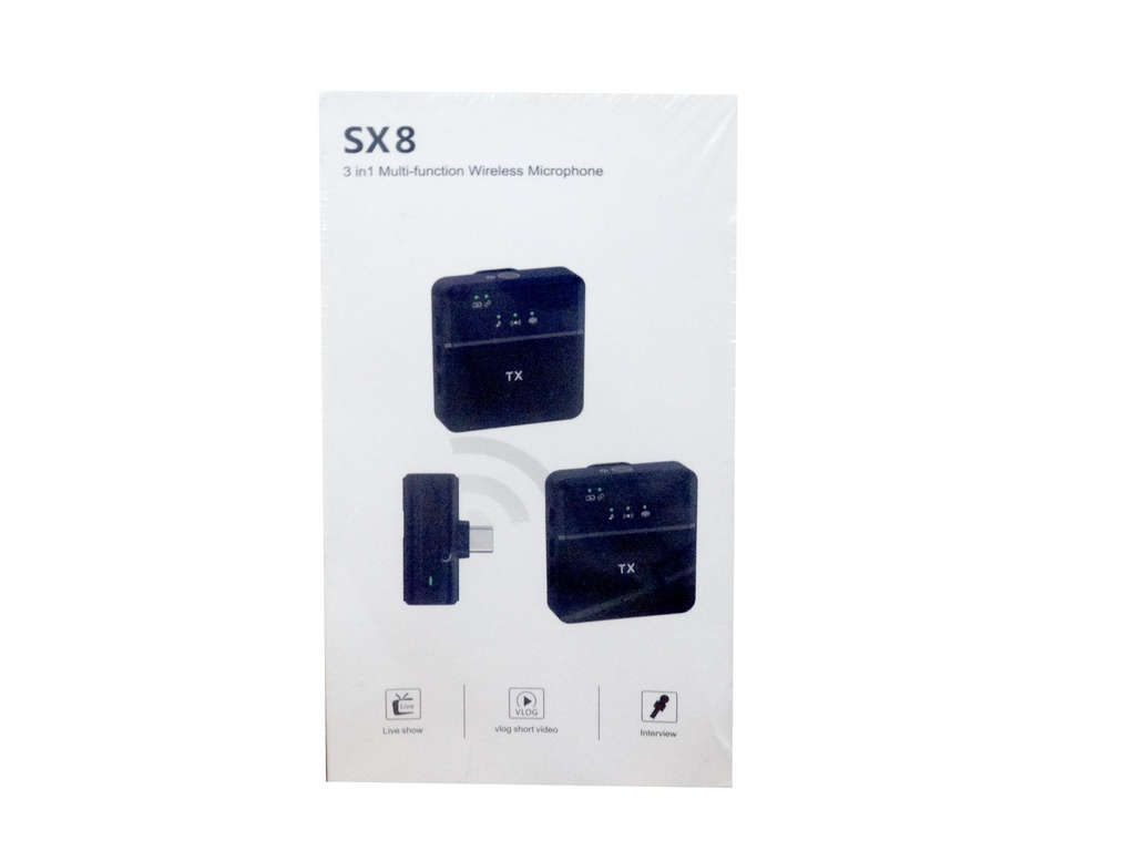[CPU MiC-73] Wireless Double Microphone TYPE-C And iPhone SX8 