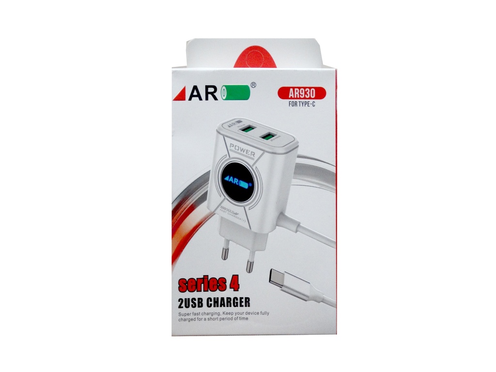 [C1C3T2AR-3] Type-C Fast Charger WITH 2 EXTRA PORTS  AR -930