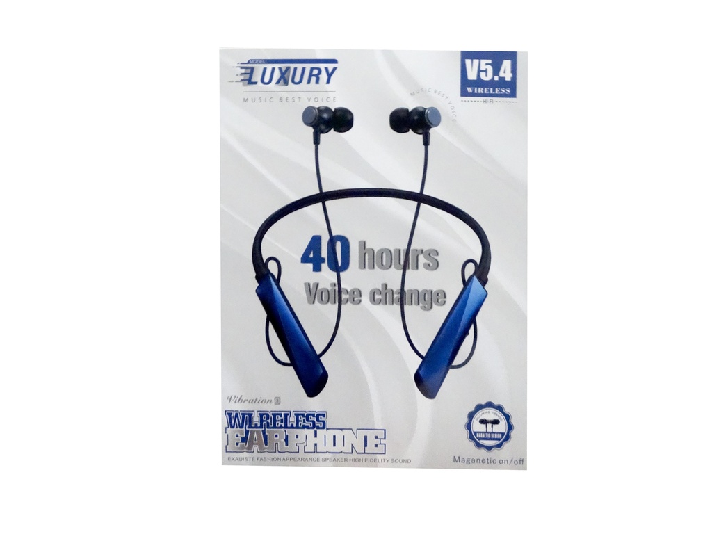  [HFB3LM5-62] WIRELESS NECK BAND V5.4 40H VOICE CHANGE LUXURY