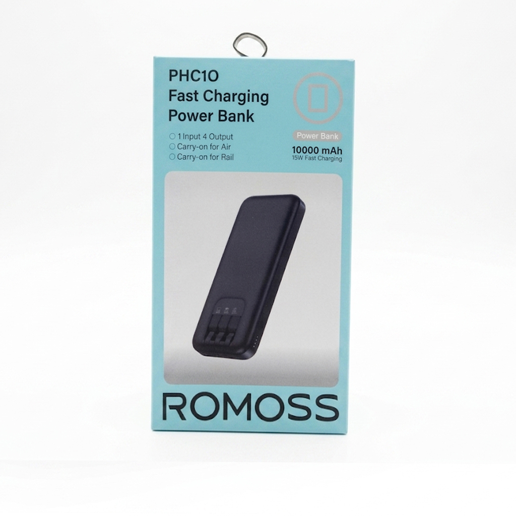 [PB10LM5C-16] POWER BANK 10000MAH ROMOSS 15W