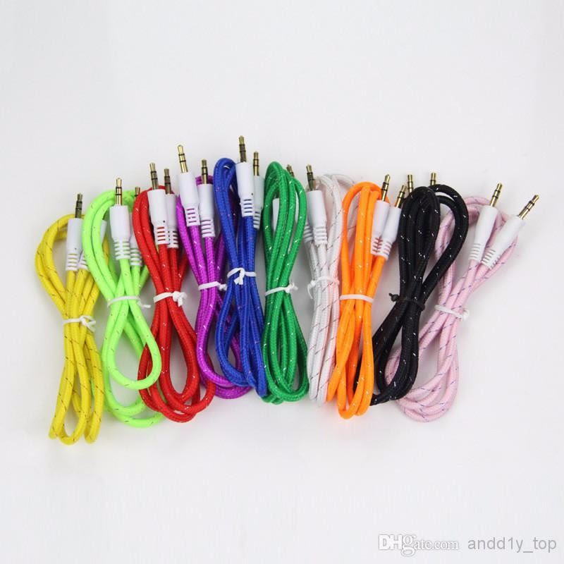 Data Audio Music AUX Cotton cabel