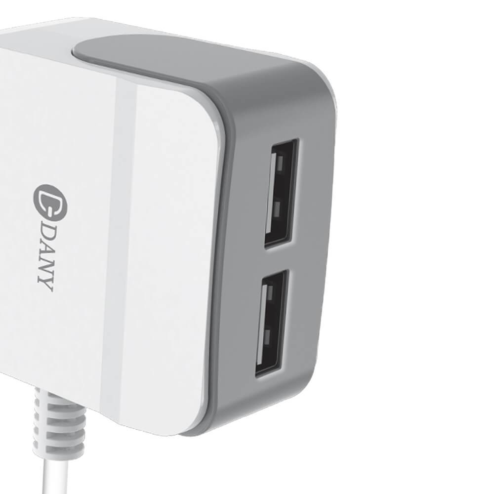 Micro Charger with 2 Extra USB Ports Dany H-90 