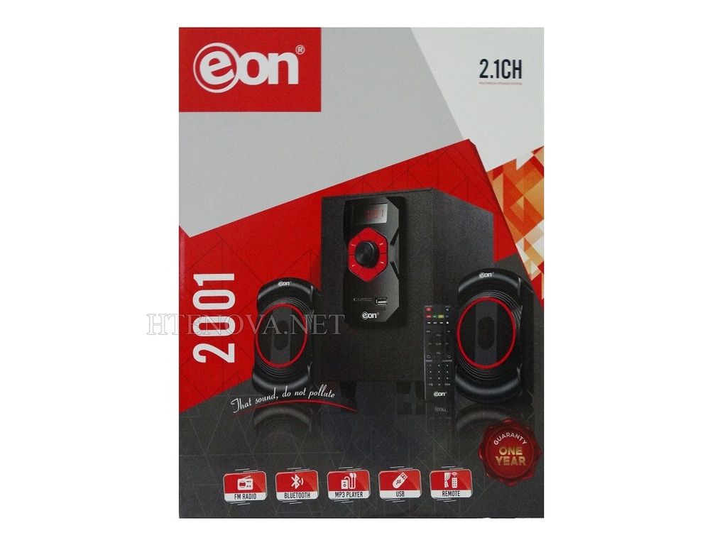 Bluetooth Multimedia Bass Speakers EON- 2001 
