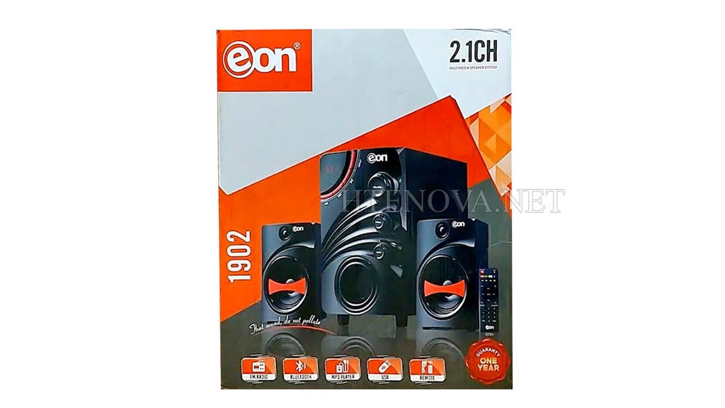 Bluetooth Multimedia Bass Speakers EON- 1902 