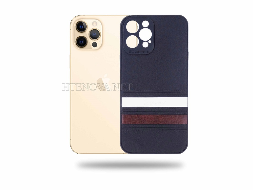[PO18BiP12PMX-1-2] iPhone 12 Pro Max Leather Back Case (Archive by Muneeb old pouch ids) (BLACK)